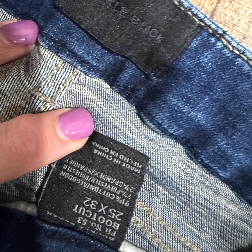 Buckle Black #53 Bootcut Indigo Blue Jeans for Women Size 25 - Picture 4 of 5